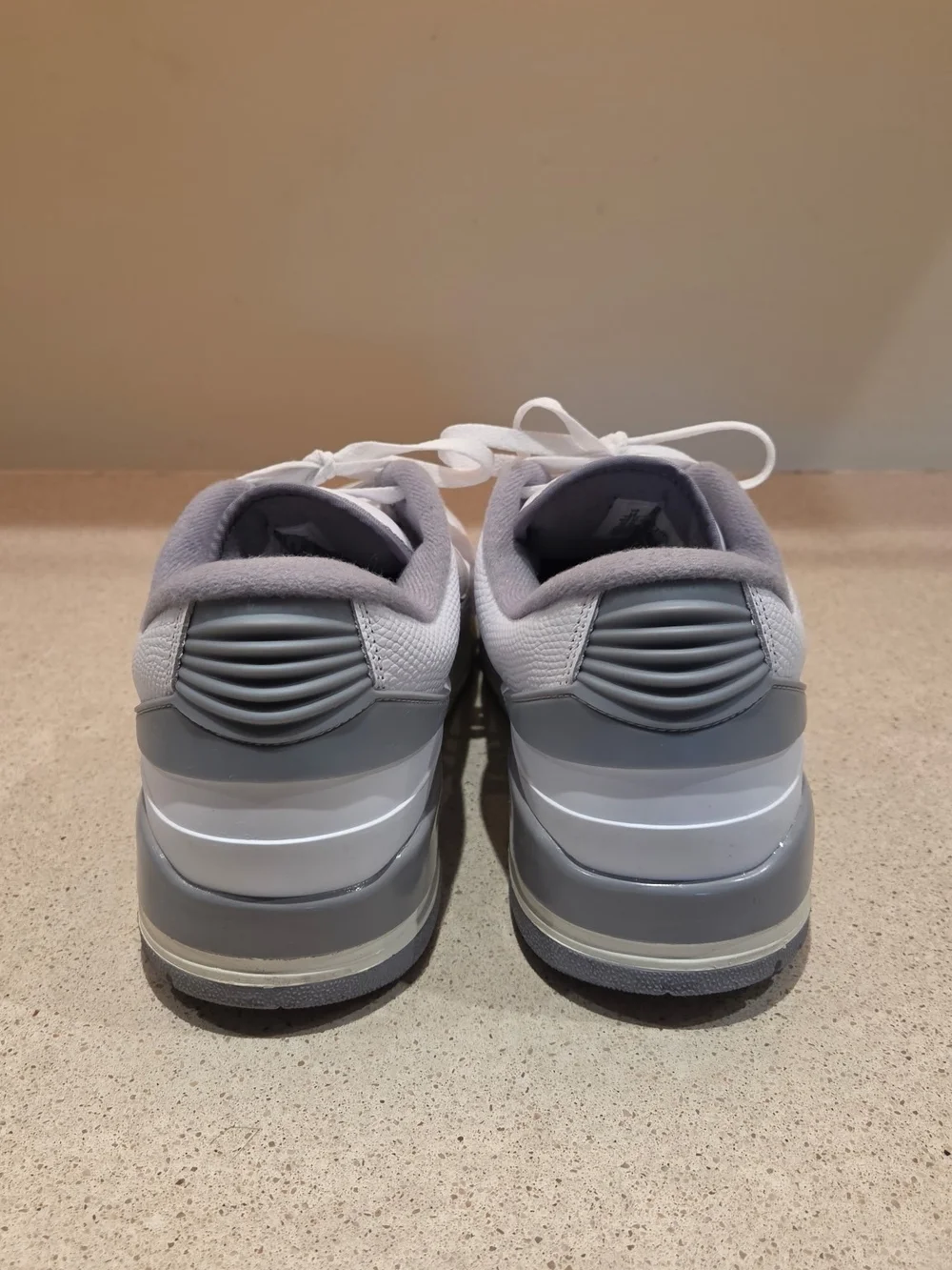 Jordan 2/3 'White Cement Men’s White and Light Gray Low-Top Sneakers